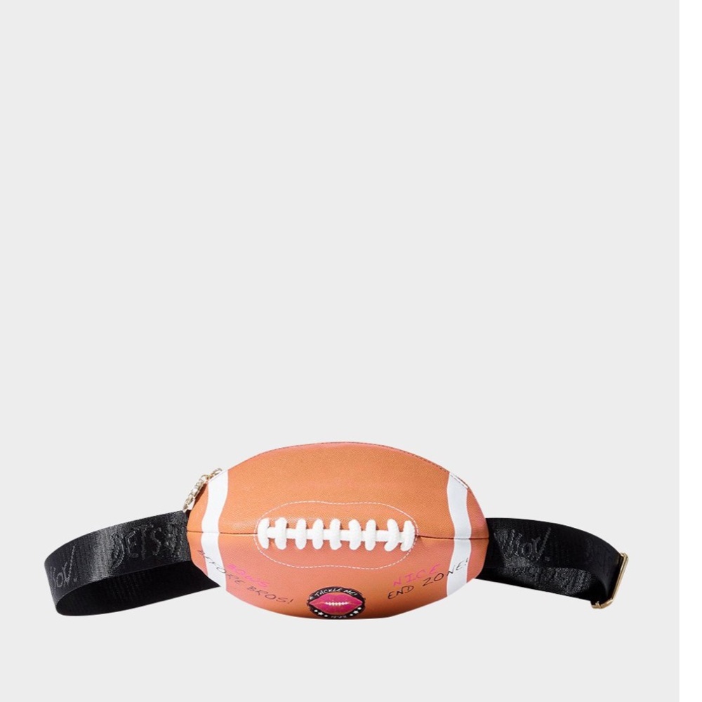 NWT Betsey Johnson Football Fanny Pack